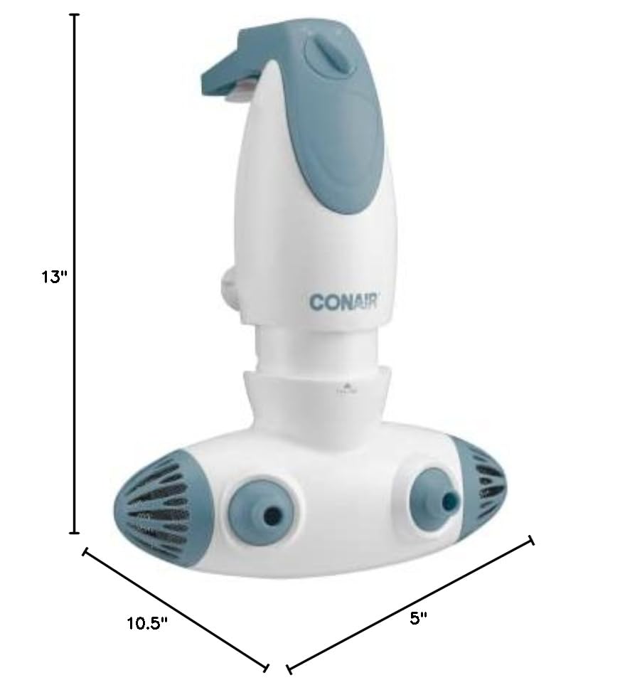 Conair Jet Hydro Spa - Portable Bath Spa with Dual Hydro Jets for Tub - Bath Spa Jet for Tub Creates Soothing Bubbles and/or Massage - Spa Bath for at Home Use