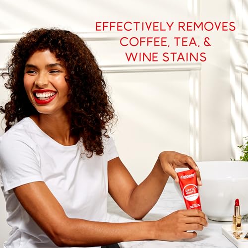 Colgate Optic White Renewal Teeth Whitening Toothpaste, Whitening Fluoride Toothpaste, Effectively Removes Tea, Coffee, and Wine Stains, Made with Hydrogen Peroxide, Brilliant Shine, 3 Pack, 3.0 oz