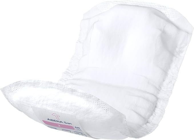 Abena San Premium Incontinence Pads, Light Absorbency, (Sizes 1 to 3A), Size 2, (Pack of 1, 30 Count Total)