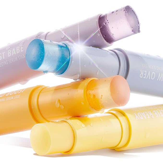 ColourPop Pore Refining Face Serum Stick - Blurring Beauty Balm for Glowy Summer Makeup Prep - Enriched with Pineapple Extract to Help Renew Skin - Selfie Ready (0.28 oz)