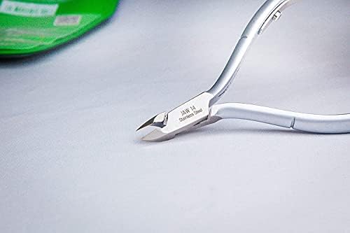 Nghia Professional Stainless Steel Cuticle Nipper C-03 (D-01) Jaw 14 Cuticle Cutter Trimmer Manicure Tools with Double Spring– Perfect Nail Care Tool at Home/Spa/Saloon Osimihome (1 PCS) C-03 D01-14