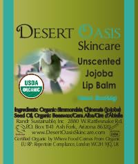 8 Organic Jojoba Oil Lip Balms; 4 different scents: Lemon, Lavender, Orange, Unscented. Each Lip Balm is .15 oz/4.5 gm. Contains scent but there is no taste.