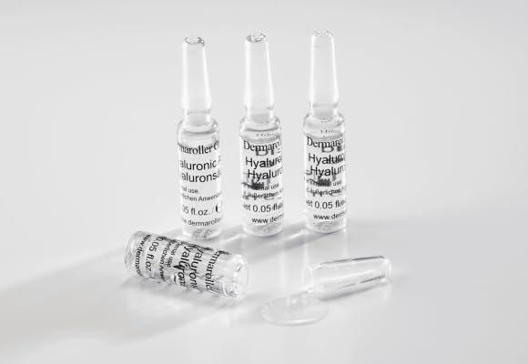 Dermaroller Hyaluronic Moisture Acid Ampoules Serum, 30 Pc of 1.5 ml Tubes