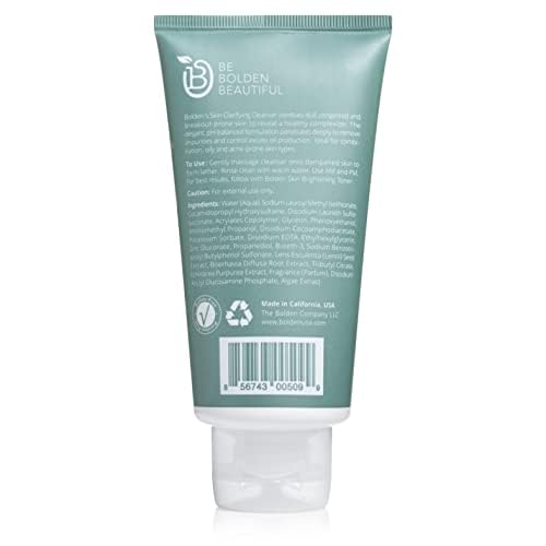 BOLDEN Skin Clarifying Cleanser | pH-balanced Sulfate-free Foaming Gel Cleanser for Oily and Blemish-prone Skin | 5.1 Fl Oz