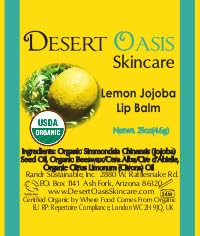 8 Organic Jojoba Oil Lip Balms; 4 different scents: Lemon, Lavender, Orange, Unscented. Each Lip Balm is .15 oz/4.5 gm. Contains scent but there is no taste.