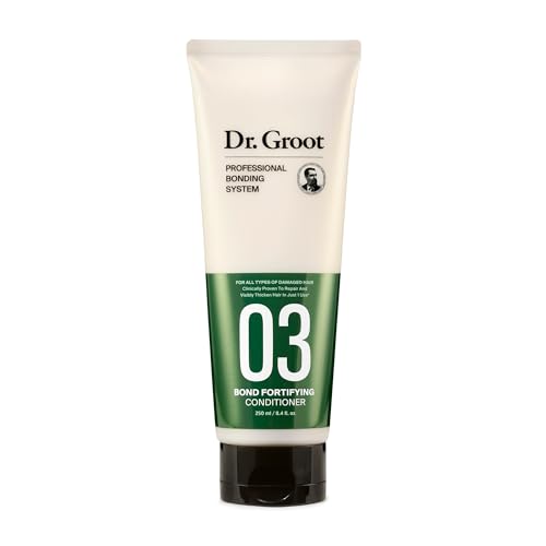 Dr. Groot Bond Fortifying Conditioner, With Keratin and Silk Protein, Clinically Proven to Repair and Thicken Dry, Thin or Damaged Hair, Kbeauty, Korean Hair Care Professional Bonding System