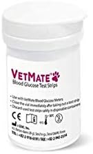 Dogs & Cats Diabetes Test Strips - 50 Count Strips Compatible with VetMate Diabetes Testing Kit