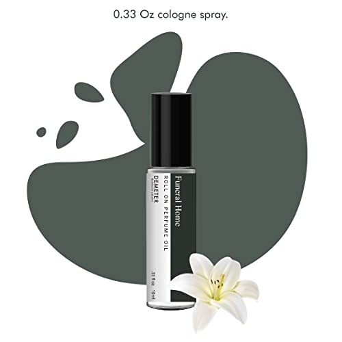 DEMETER Funeral Home Perfume Oil Roll on, 0.33 Oz, Long-Lasting