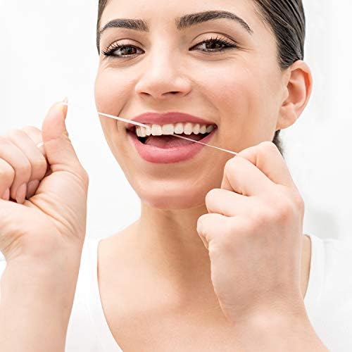 Desert Essence Tea Tree Oil Dental Tape – Pack of 6, 30 Yards Each – Naturally Waxed with Beeswax, Thick No-Shred Flossing Tape – Removes Food Debris, Antiseptic, Gluten-Free, Cruelty-Free