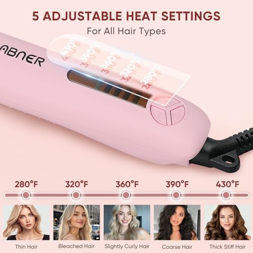 Rotating Curling Iron Set, Automatic Curling Wand for Long Hair, Easy to Use Hair Curler Get Effortless Beach Waves, 3 Sizes Ceramic Barrel 0.75" 1" 1.25" to 430°F with Home Button, Dual Voltage