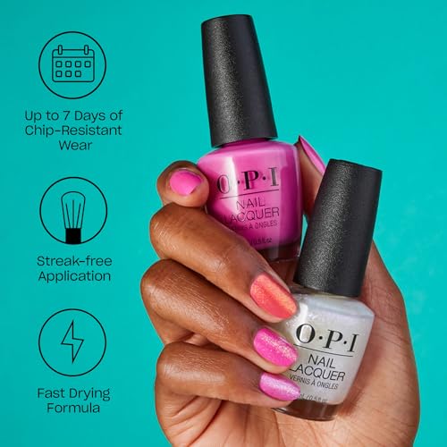 OPI Mini Nail Lacquer Gift Sets | Opaque Crème, Sheer Jelly Nail Polish Shades | Fast Drying, Streak Free, and Chip Resistant | Make 'Em Jelly! Collection | Summer 2025