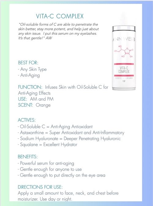 Skin Care Vitamin C Serum - Firmer, Brighter, more Radiant Skin. Vit C Serum w/Vit E, Hyaluronic Acid & packed w/Powerful Anti-aging, Damage-Repairing, UV-protecting Anti-oxidants. 4oz