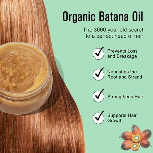 Divine Vitals Batana Oil for Hair Growth, Divine Vitals Organic Batana Hair Growth Oil, Treats Dry Hair, Suitable for all hair types, for Men and Women(2Pcs-4.23Oz)