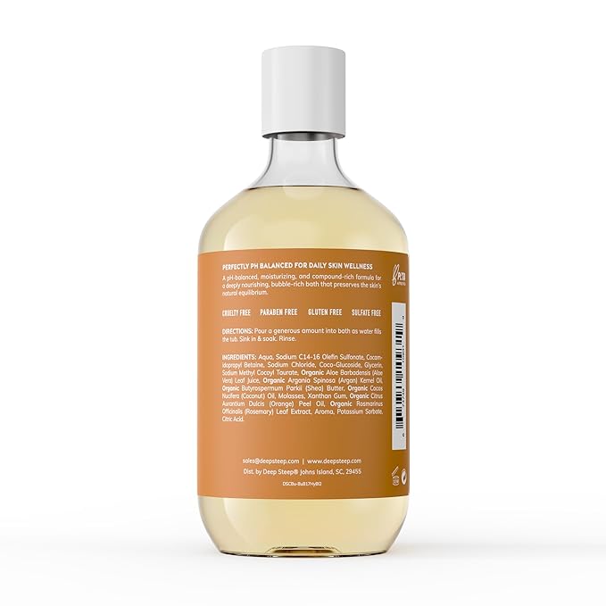 Deep Steep Bubble Bath, 17 oz (Honey Blossom)