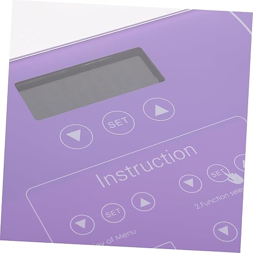Digital Body Scale for Weight Monitoring - Electronic Scale with Body Fat Measurement (No Battery Required)