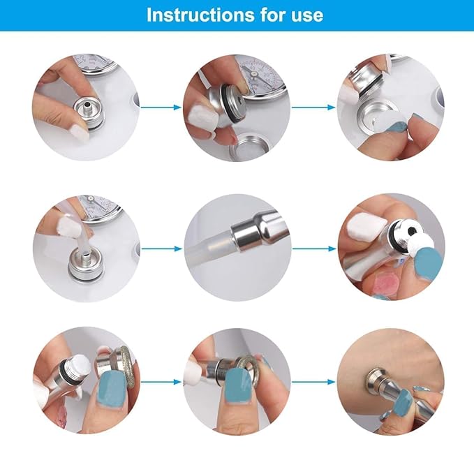 Diamond Dermabrasion Head Microdermabrasion Exfoliator Home Facial Dermabrasion Tool Dermabrasion Replacements 9Tips