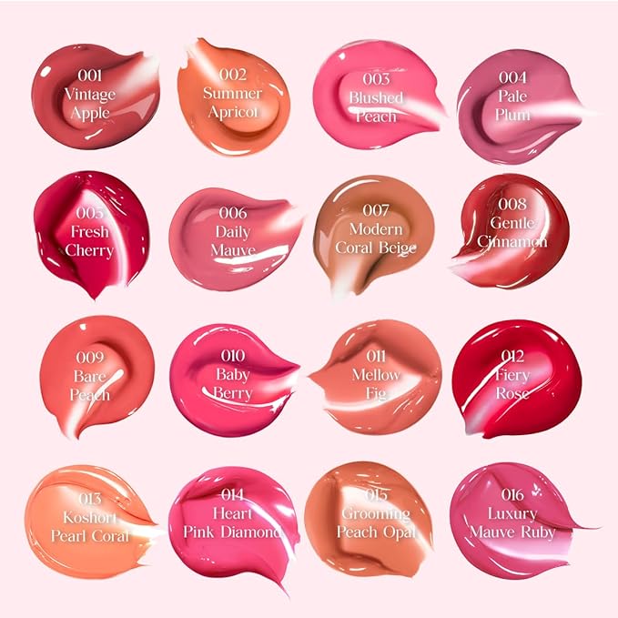 CLIO Crystal Glam Tint |Glossy Finish, Lightweight, Weightless, Buildable, Glass-Like, Smoothing, Long-Lasting, Vivid, Transparent, Shiny, Moisturizing, Hydrating (05 Fresh Cherry)