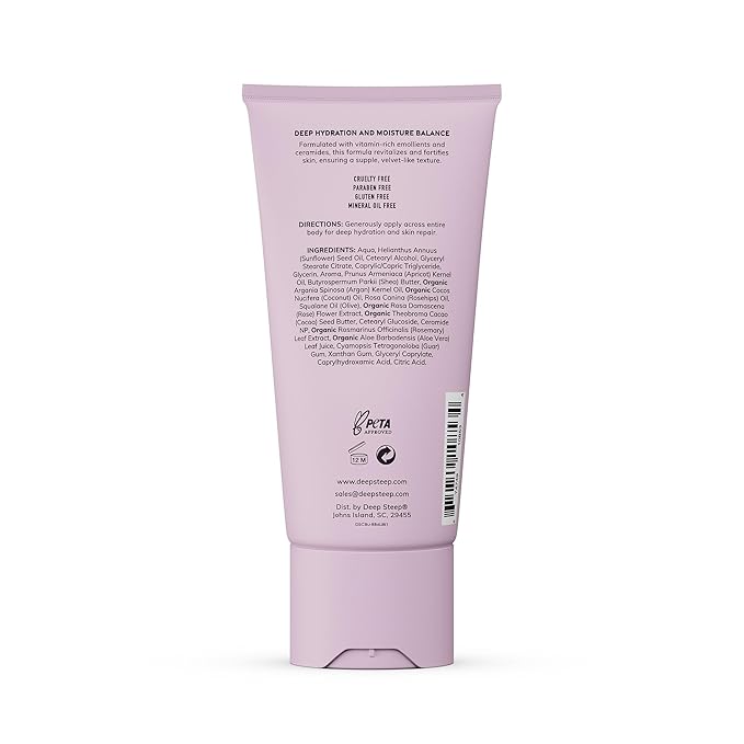 Deep Steep Body Butter with Ceramides for Intense Moisture 6oz (6 Ounces (Pack of 1), Lilac Blossom)