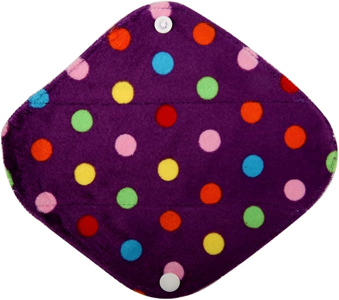 5 Small Panty Liners 1 Wet Bag Cloth Menstrual Pads Reusable Washable (Minky, S Panty Liners)
