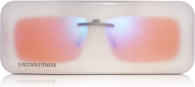 Clip-On Blue Light Glasses. 3pk. Blocks 98.5%, 78%, 50% Blue Light (420-460nm). Clear, Comfortable & Lightweight. Great for Laptop, Desktop, Phone & Gaming. Aid in Sleep, Fitness, Business & Health.