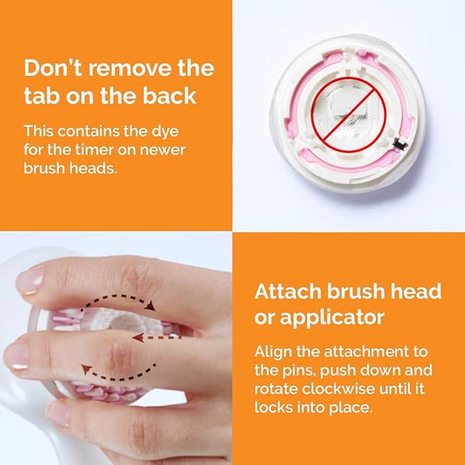 Clarisonic Deep Pore Facial Cleansing Brush Head Replacement Compatible with Mia 1, Mia 2, Mia Fit, Alpha Fit, Smart Profile Uplift and Alpha Fit X, 2 Pack
