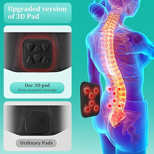Adjustable Back Brace for Lower Back Pain & Sciatica Relief - Unisex Lumbar Support Belt for Herniated Disc, Posture Correction, Breathable Design for Work, Sports (B73,X-Large)