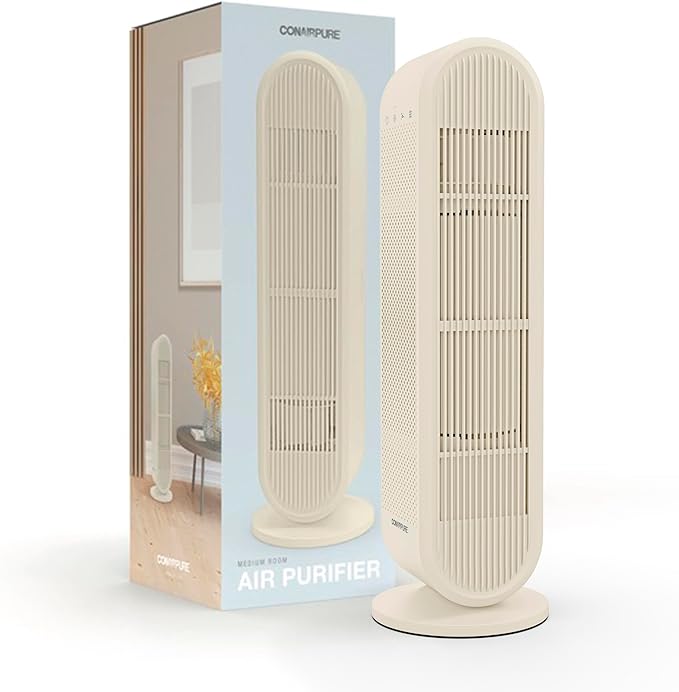 Conair Air Purifier, HEPA Air Filter, Purifier for Allergies, Dust, Pollen, Odor Control,Medium Sized Rooms up to 200 Sq. Ft.