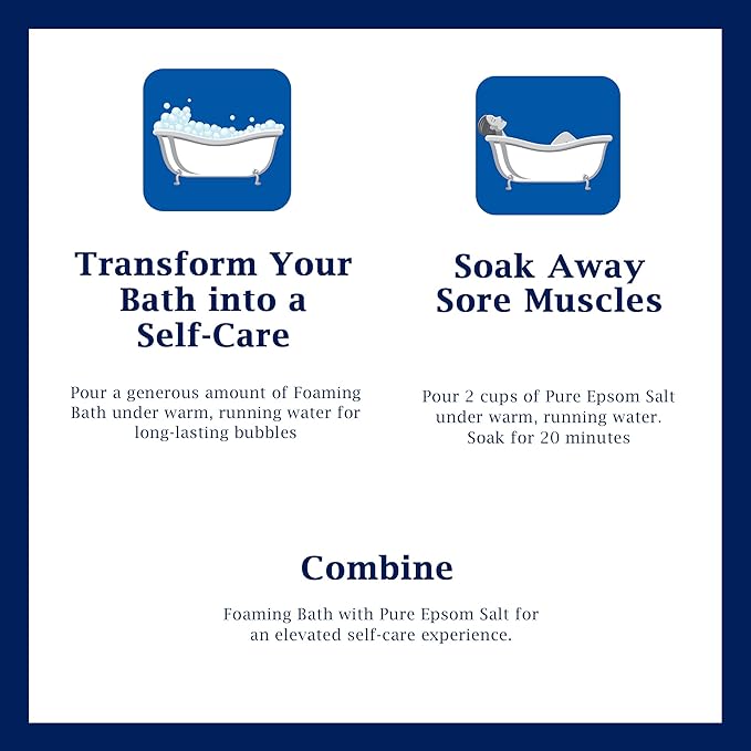 Dr Teal's Epsom Salt Soaking Solution and Foaming Bath with Pure Epsom Salt, Eucalyptus 3 Pound Bags, and 34 Ounce Bottle