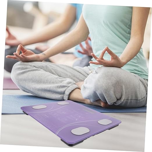 Digital Body Scale for Weight Monitoring - Electronic Scale with Body Fat Measurement (No Battery Required)