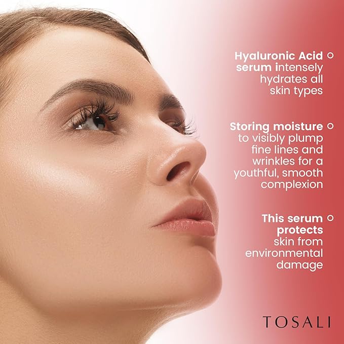 Deep Wrinkle Serum 1.7 fl oz - Anti Aging Hyaluronic Acid Serum for Face with Vitamin C, Panthenol & Zinc, Hydration for Face, Smooths Skin Texture, Reduces Wrinkles, Plumps Fine Lines