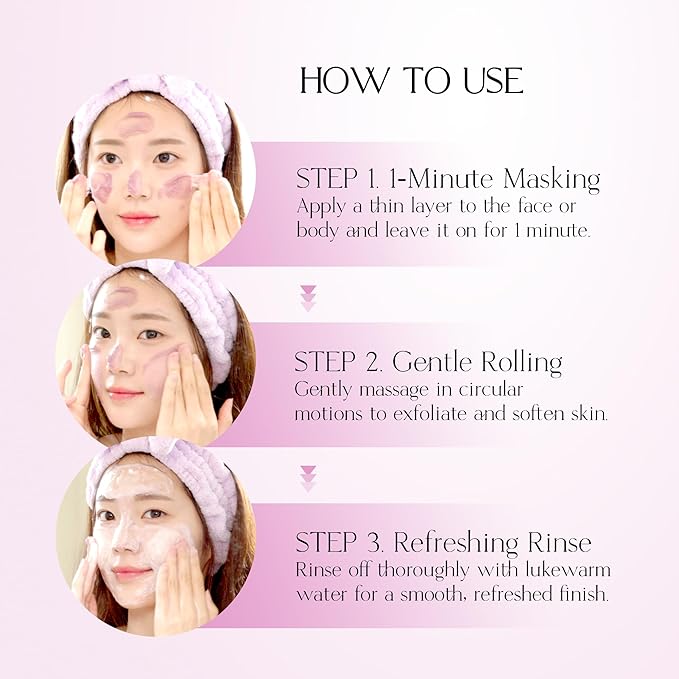 Grape Gelato Pack Cleanser | Face & Body Exfoliating Cleanser, Gentle on Skin, Tough on Dead Cells, Plant-Based Scrub, Honey Cica™ & Grape Extracts, Korean Skin Care | 3.88 oz