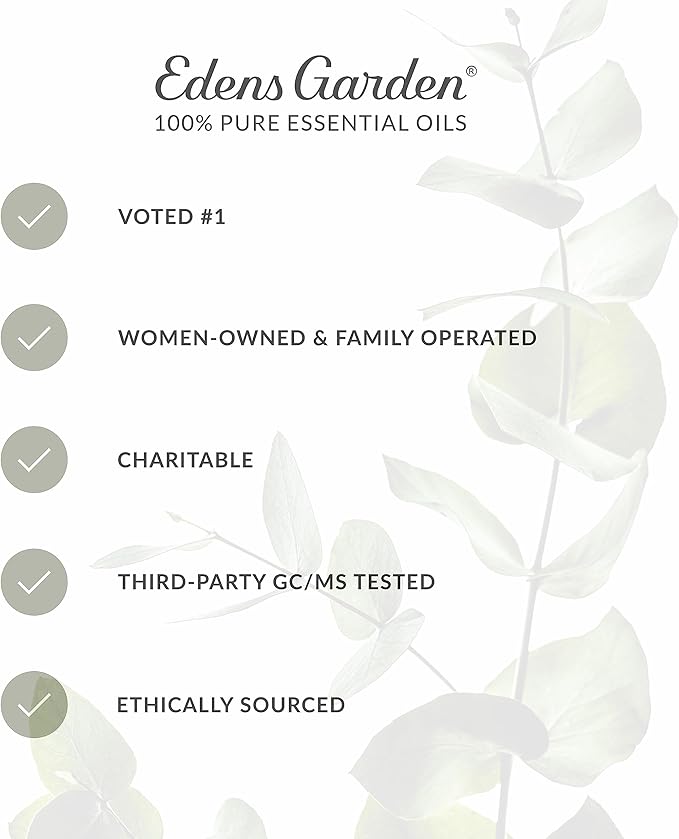 Edens Garden Energy & Focus Essential Oil Blend- 100% Pure Premium Grade, Undiluted, Natural, Therapeutic, Aromatherapy, The Best for Diffusing, Kid Safe, Humidifiers, Skin 10 ml (.33 fl oz)