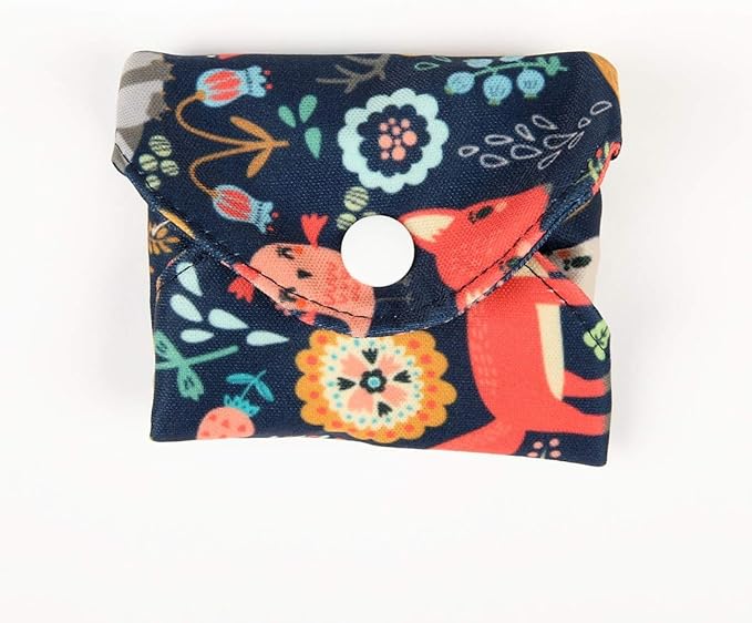 5 XS Panty Liners 1 Wet Bag Cloth Menstrual Pads Reusable Washable (Deers, XS Panty Liners)