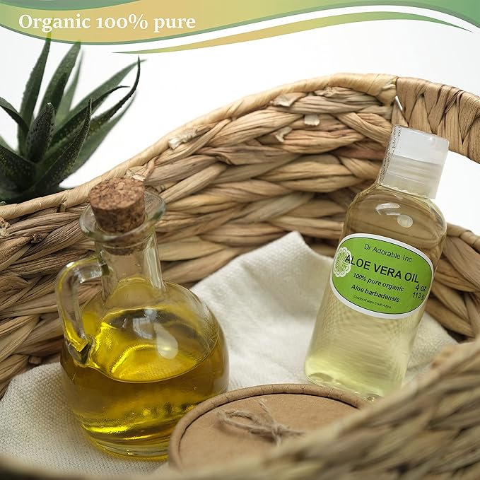Dr Adorable - 4 oz - Aloe Vera Oil - 100% Pure Natural Organic