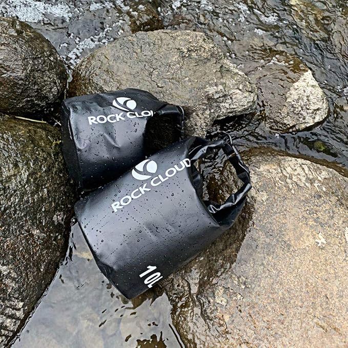 ROCK CLOUD Dry Bag Waterproof 20L Dry Sack for Kayaking Rafting Boating Beach Surfing Swimming Canoe Camping Hiking Fishing Ski, Lake Blue