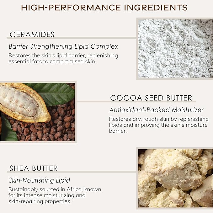 Deep Steep Body Butter with Ceramides for Intense Moisture 6oz (6 Ounces (Pack of 1), Vanilla Coconut)