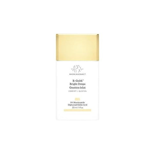 Drunk Elephant B-Goldi Bright Drops - 30 ml/1 fl oz Illuminating Color Serum Clean Clinical Skincare Cruelty-Free Dermatologist-Tested Free of Essential Oils, Silicones, and Fragrance
