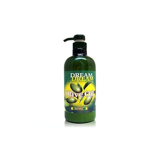 Dream Olive Oil Lotion for Body, Hands and Feet; Creates Smooth, Non-Greasy, Delectable, Calming, Emollient Long Lasting Smell Dry Skin; Popular Use in Nail Salons & Spas - 750ml